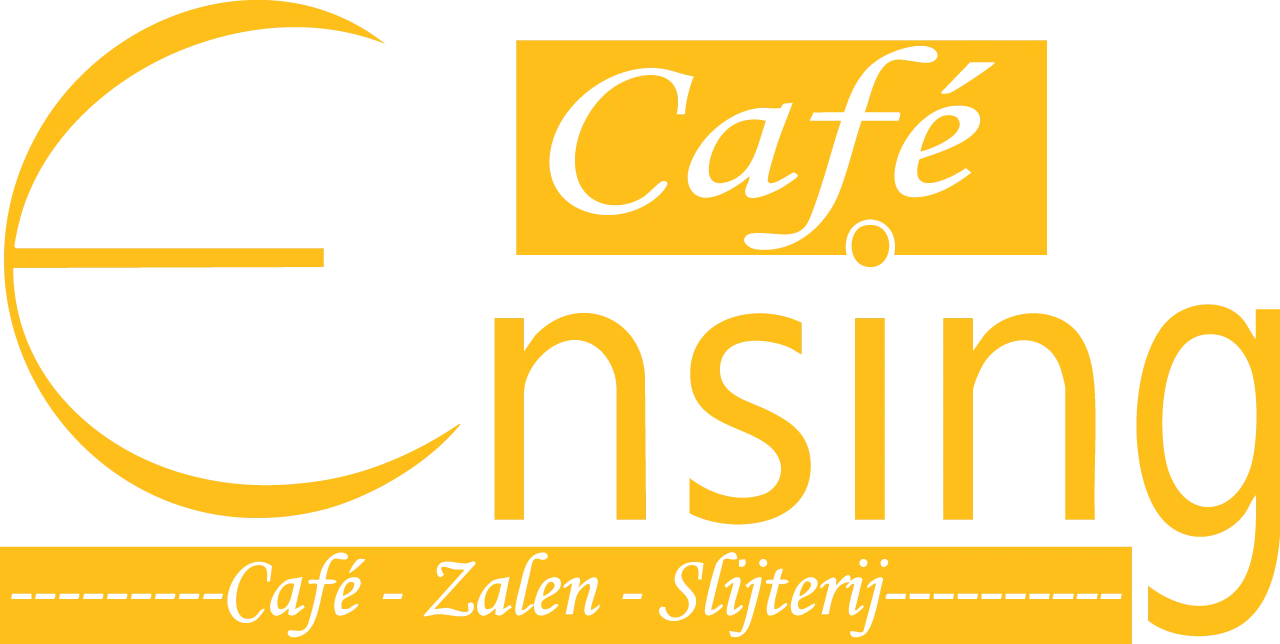 Logo cafe ensing geel